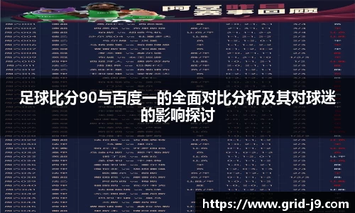 足球比分90与百度一的全面对比分析及其对球迷的影响探讨